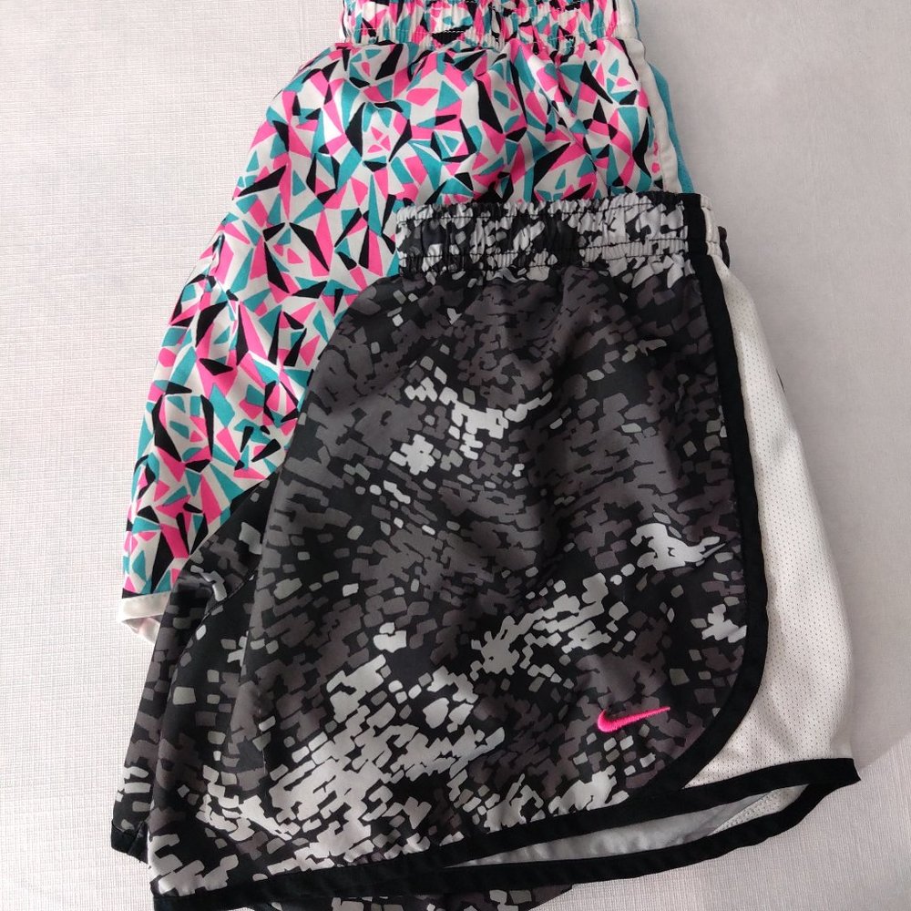 2 Pairs of Nike Dri-fit Running Shorts - Both Size XL (Girls)